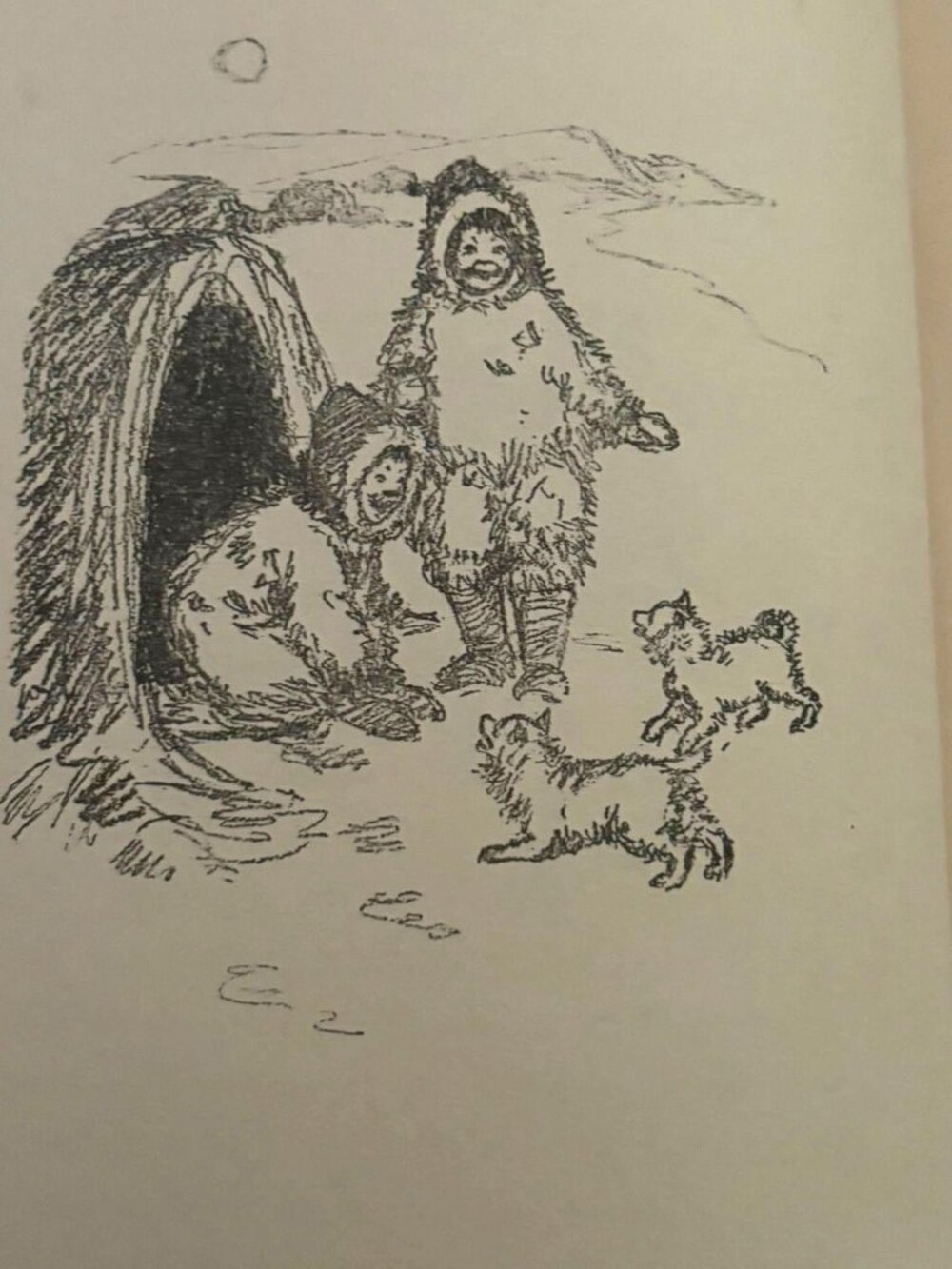 The Eskimo Twins by Lucy Fitch Perkins Childrens Book Antique Hardcover 1914 - Picture 9 of 10